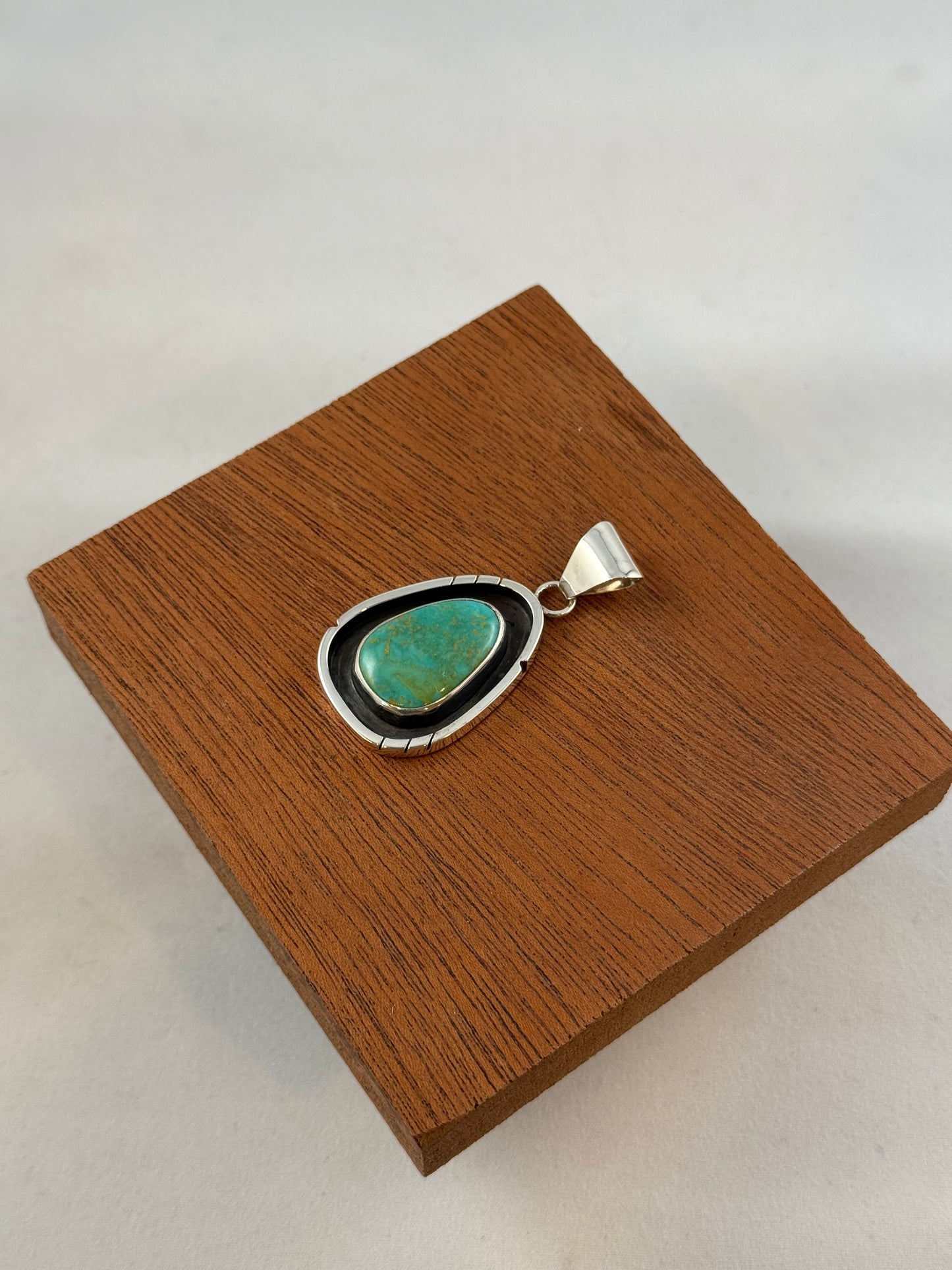 Royston Turquoise Shadowbox Pendant