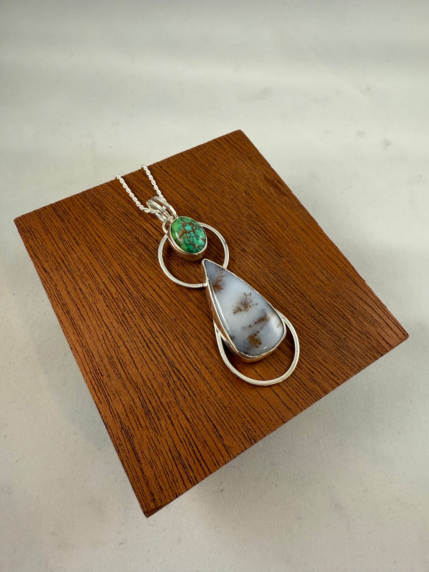 Sonoran Gold & Agate Circles Pendant