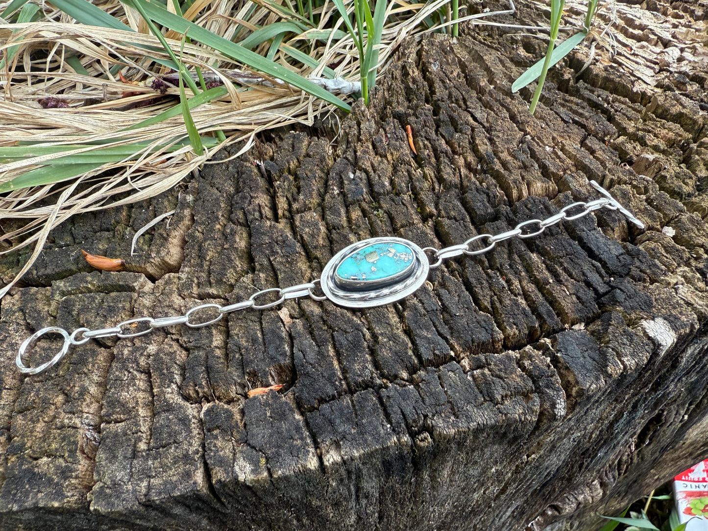 Campitos Turquoise Chain Link Bracelet