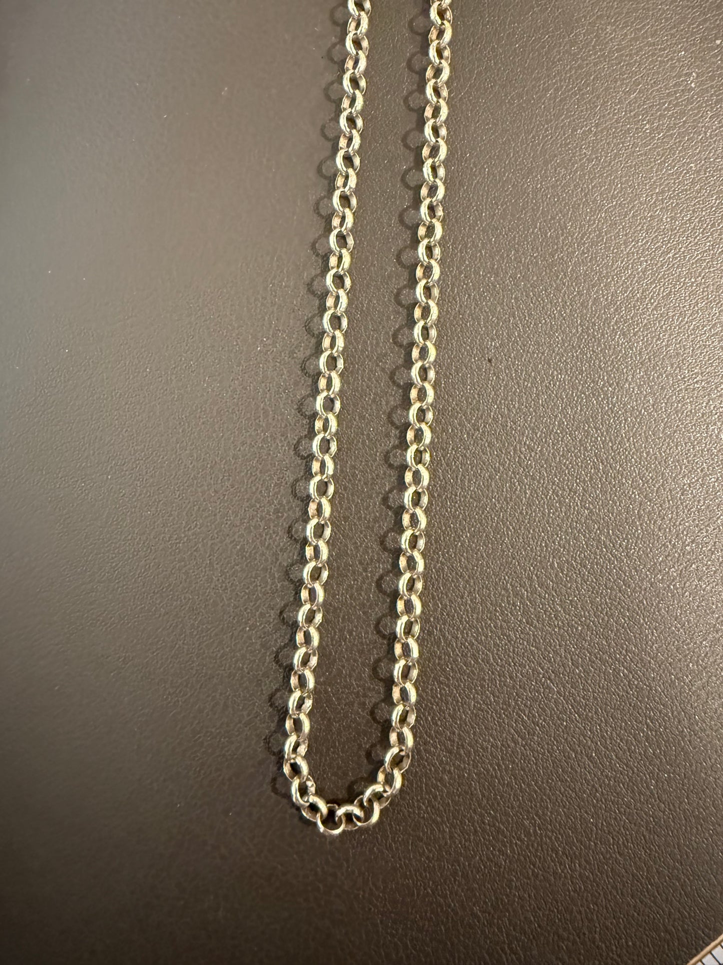 Sterling Silver Round Rolo Chain 3.7mm