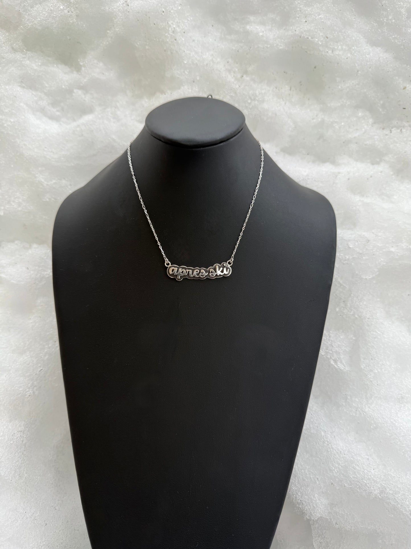 Sterling Silver Apres Ski Necklace