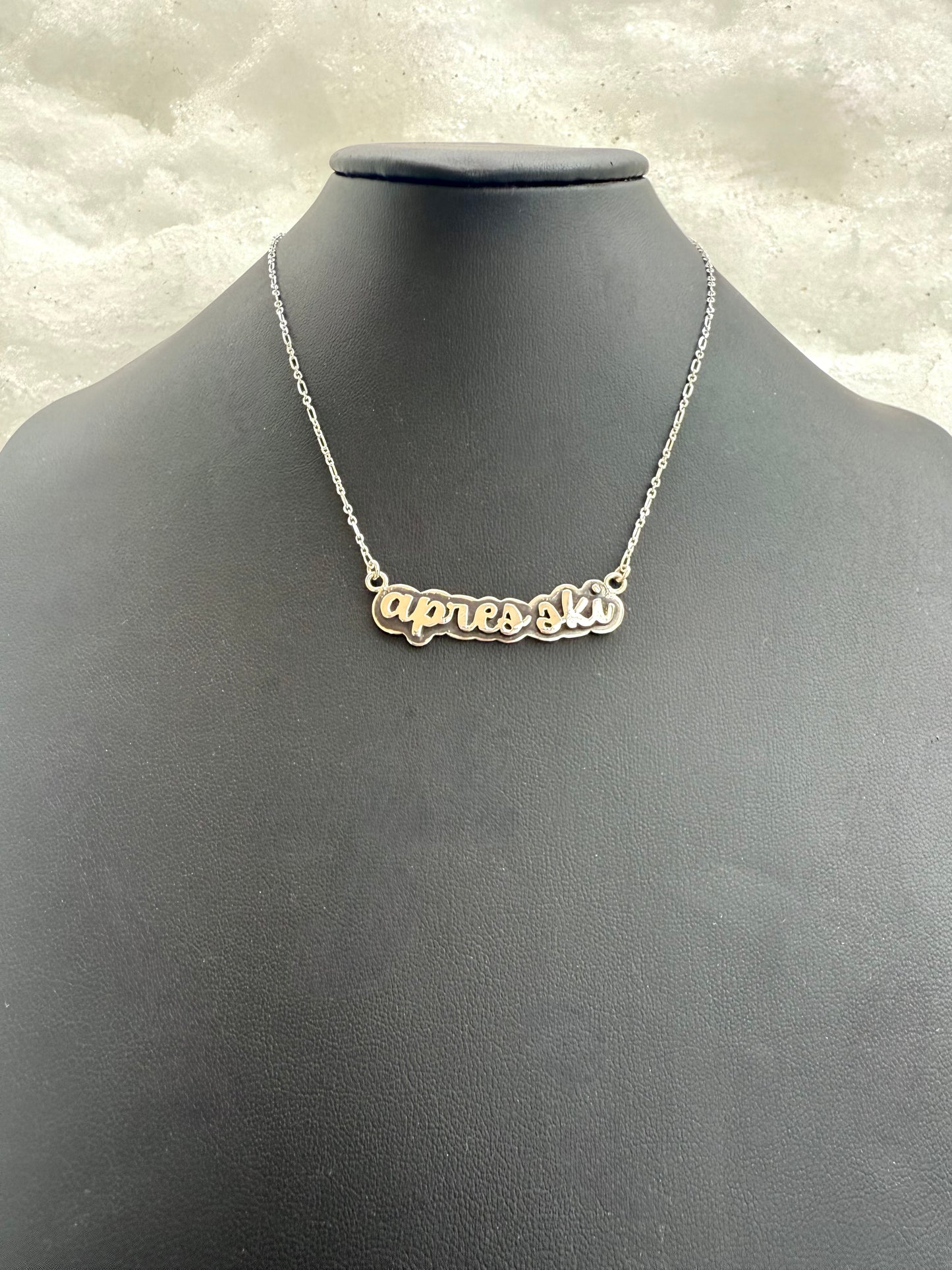 Sterling Silver Apres Ski Necklace