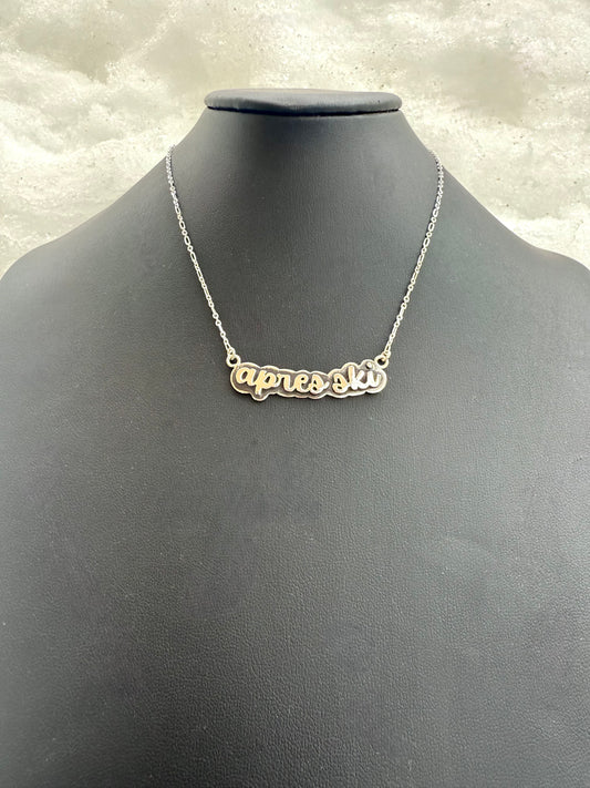 Sterling Silver Apres Ski Necklace