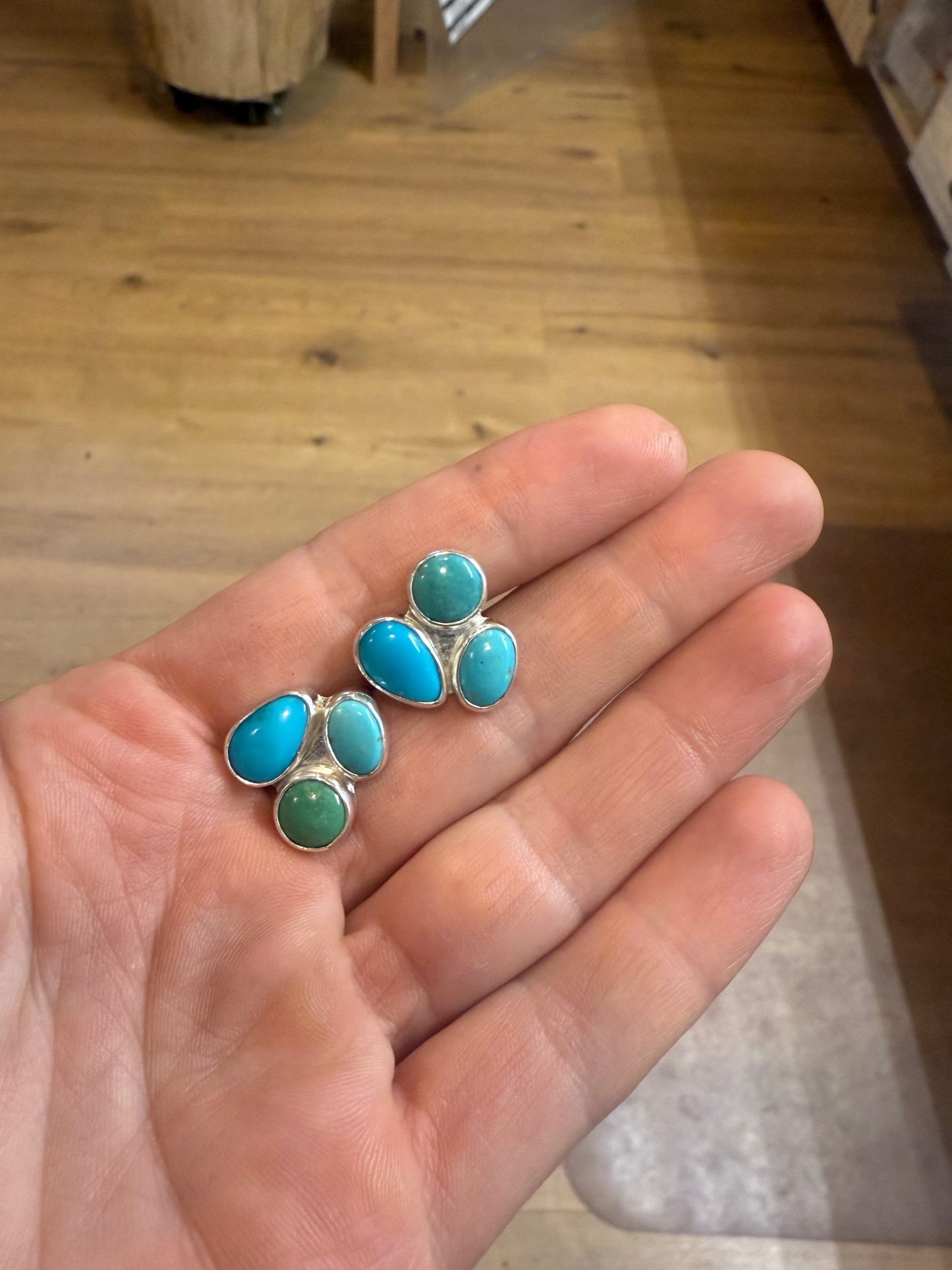 Sonoran Gem Cluster Studs #2