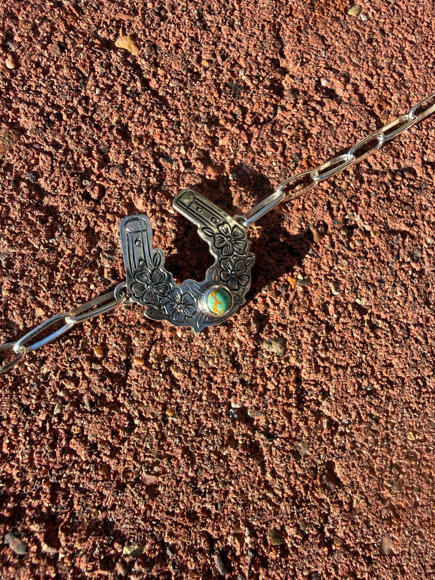 Engraved Lucky Horseshoe Link Bracelet